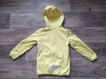 Dětská žlutá softshelová bunda, vel. 4 - 5 let - 4