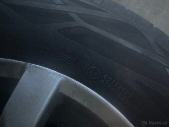 Prodám 4ks original disky VW R16 s pneu Continental 215/50 V - 4