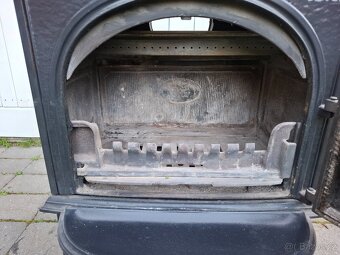 Jotul F3 CB modro čierny smalt - 4