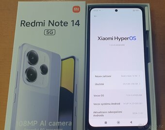 Xiaomi Redmi Note 14 5G, 256GB , Nový - 4