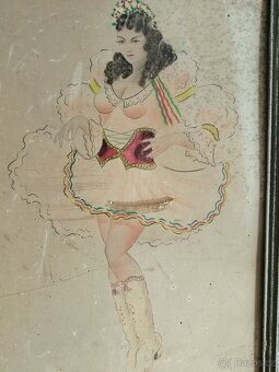 obraz TANEČNICE, sign. Jaroslav Štika - 4