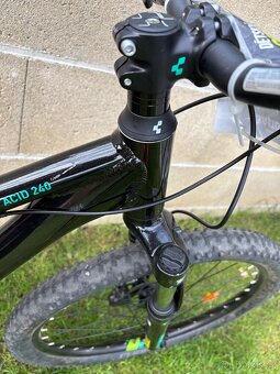 Cube Acid 240 Disc black n green - dětské horkské kolo - 4