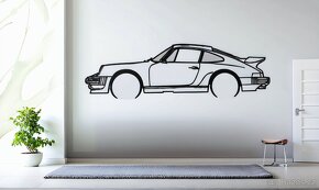 Porsche 911 930 Turbo kovový obraz 150cm - 4