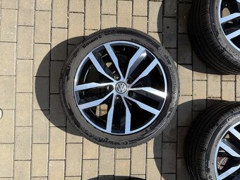 Originální ALU kola VW Madrid R17 5x112 + letní pneu 225/45/ - 4