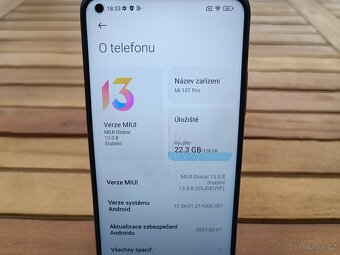 Pěkný Mobilní telefon Xiaomi Mi 10T Pro,128GB,8GB + 3GB RAM - 4