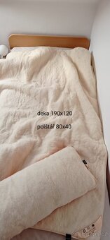 Peřina + polštář z ovčího rouna - NOVÉ - 4