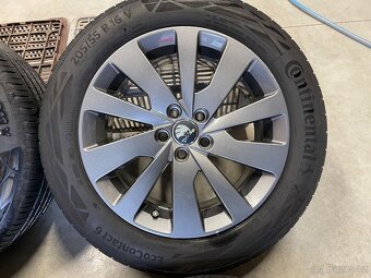 Alu disky SEAT/Skoda 5x100 R16 pneu Continental - 4