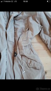 Béžová parka vel. S-M - 4