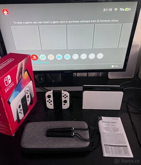Nintendo Switch OLED super stav + příslušenství - 4