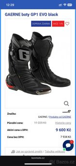 Moto Boty Gaerne velikost 43 - 4