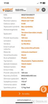 Krbová kamna Nordica Fulvia - 4