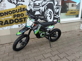 Pitbike Leramotors Rocket 1600W 14x12 zelená - 4