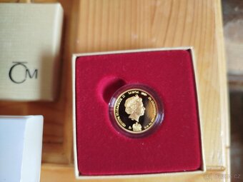 DOMINIK HAŠEK ZLATÁ MINCE 1/4 OZ TOP STAV - 4