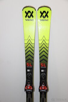 Prodám slalomové lyže Volkl racetiger SL 11 - 155 cm - 4