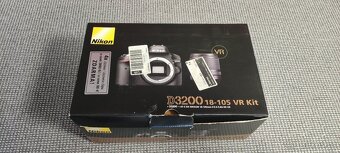 Fotoaparát Nikon D3200 + objektiv 18-105 VR Kit. - 4