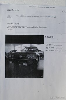 Nissan Laurel 3.0E, edition 1986 limitovaná edice, USA verze - 4