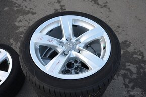 Audi A5 - originální alu kola 18" + letní pneumatiky - 4