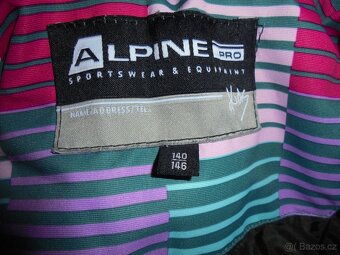 Lyžařská dívčí souprava ALPINE Pro vel.140 - 146 Top stav - 4
