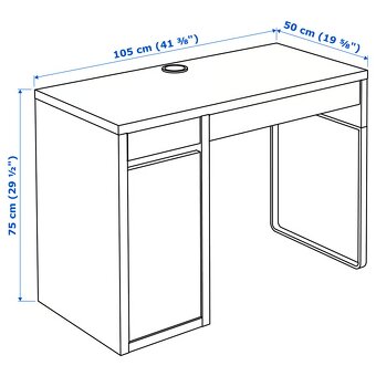 Psací stůl MICKE, zn. IKEA - 4