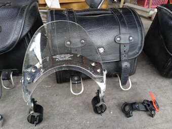 Dragstar - kožené brašny, plexi - 4