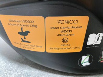 Dětská autosedačka Vennici Engo + základna - 4