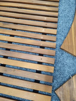 Saunové lehátko z akáciového dřeva - 4