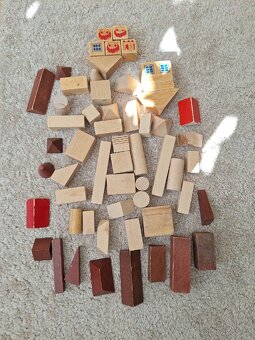 Kostky dřevěné - 4