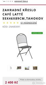 Set zahradního nábytku. - 4
