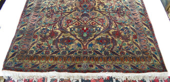 Starožitný hedvábný koberec Saruk Sarugh kolem roku 1850 Ori - 4