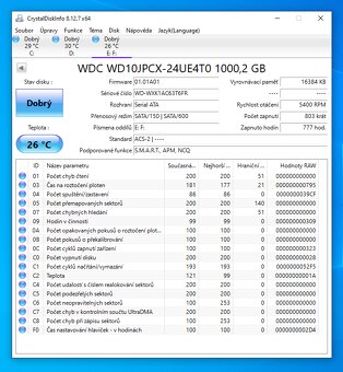 2,5" HDD Western Digital WD10JPCX 1TB - 4