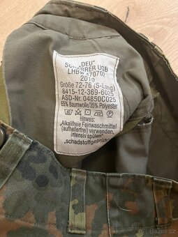 Pevné vojenské maskáčové kalhoty scharrer ugb - 4
