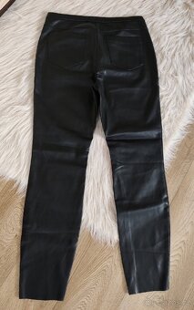 Koženkové kalhoty - XL - 4