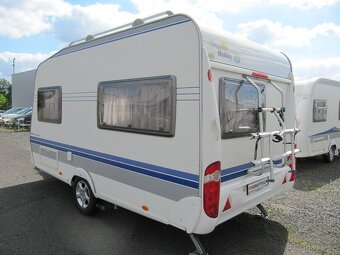 Prodám karavan Hobby 400 sf,model 2008 + mover, klima ,stan - 4