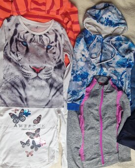 NÁDHERNÉ OBLEČENÍ, KVALITNÍ BAVLNA, VEL 134-140, PC VYSOKÁ - 4