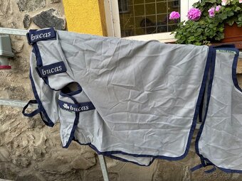 Bucas jezdecká síťová deka, 145 cm - 4
