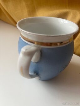 Starožitný hrnek buclák - nápis nezlob se mužíčku - 4