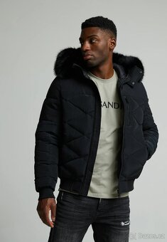 Pánská italská zimní bunda bomber 2 NOVÁ 💪🏽😍 - 4