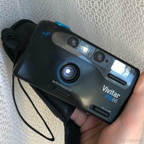 analogový fotoaparát Vivitar PS88 s pouzdrem + baterie - 4