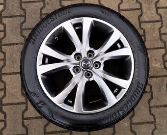 Alu kola originál Mazda CX-30 5x114,3 R18 KRÁSNÁ SADA - 4