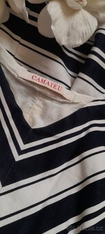 Camaïeu áčkové bavlněné šaty - 4