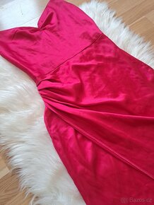 Hot pink společenské šaty vel.36 - 4