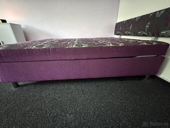 Čalouněná postel s úložným prostorem - Válenda Zuzana 140x20 - 4