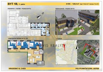 Prodej, byt 4+kk, 1B, 112,6 m², ul. Hradební, Cheb - 4