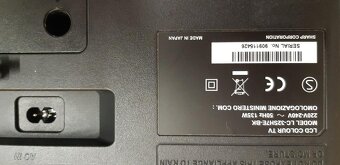 Prodám Televizi LCD Sharp 32SH7E-BK 82 cm - 4