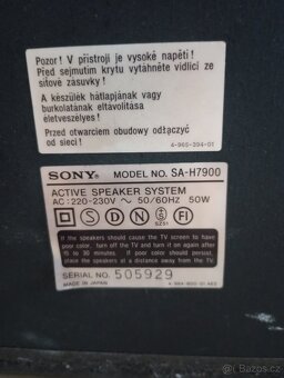 Subwoofer SONY - 4