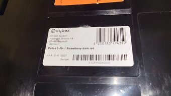 Autosedačka CYBEX Pallas 2-FIX 2016, Strawberry - 4