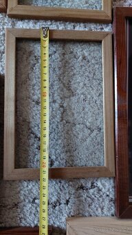 Rámečky dřevo termo osika cedr.se sklem - 4