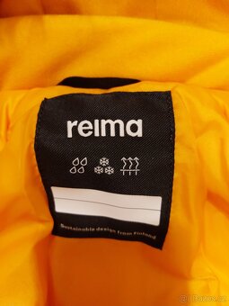 Nová dětská batolecí zimní kombinéza Reima, vel. 80, žlutá - 4