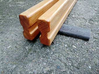 Madlo zábradlí dřevěné 350 cm smrk - 4