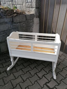 Kolébka bílá pro miminko - 4